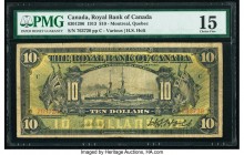 Canada Montreal, PQ- Royal Bank of Canada $10 2.1.1913 Pick S1379 Ch.# 630-12-06 PMG Choice Fine 15. 

HID09801242017

© 2020 Heritage Auctions | All ...