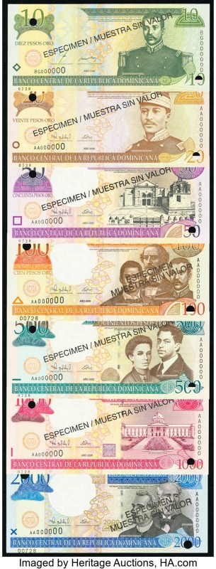 Dominican Republic Banco Central de la Republica Dominicana 10; 20; 50; 100; 500...
