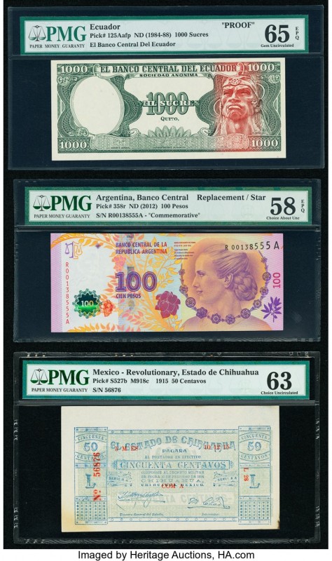 Ecuador Banco Central del Ecuador 1000 Sucres ND (1984-88) Pick 125Aafp Front Pr...