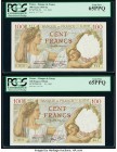 France Banque de France 100 Francs 9.1.1941 Pick 94 Two Examples PCGS Gem New 65 PPQ. 

HID09801242017

© 2020 Heritage Auctions | All Rights Reserved...