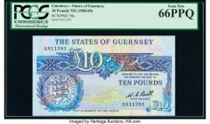 Guernsey States of Guernsey 10 Pounds ND (1980-89) Pick 50a PCGS Gem New 66 PPQ. 

HID09801242017

© 2020 Heritage Auctions | All Rights Reserved