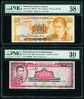 Honduras Banco Central de Honduras 100 Lempiras 21.12.1989 Pick 69c PMG Choice About Unc 58 EPQ; Haiti Banque de la Republique 500 Gourdes 2000 Pick 2...