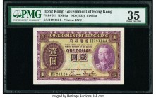 Hong Kong Government of Hong Kong 1 Dollar ND (1935) Pick 311 KNB1a PMG Choice Very Fine 35. 

HID09801242017

© 2020 Heritage Auctions | All Rights R...