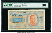 Katanga Banque Nationale du Katanga 1000 Francs 31.10.1960 Pick 10a PMG Very Fine 30. 

HID09801242017

© 2020 Heritage Auctions | All Rights Reserved...