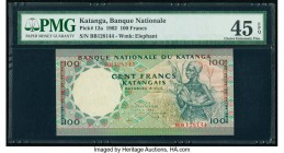 Katanga Banque Nationale du Katanga 100 Francs 18.5.1962 Pick 12a PMG Choice Extremely Fine 45 EPQ. 

HID09801242017

© 2020 Heritage Auctions | All R...