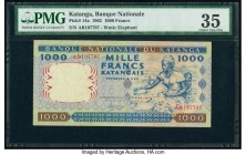 Katanga Banque Nationale du Katanga 1000 Francs 26.2.1962 Pick 14a PMG Choice Very Fine 35. 

HID09801242017

© 2020 Heritage Auctions | All Rights Re...