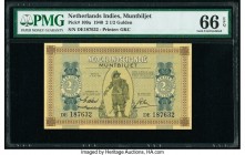 Netherlands Indies Muntbiljet 2 1/2 Gulden 15.6.1940 Pick 109a PMG Gem Uncirculated 66 EPQ. 

HID09801242017

© 2020 Heritage Auctions | All Rights Re...