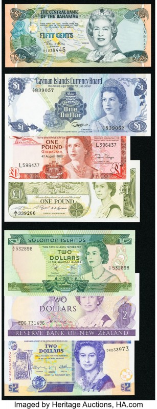 Queen Elizabeth II Group Lot of 14 Examples Crisp Uncirculated. 

HID09801242017...