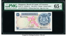 Singapore Board of Commissioners of Currency 1 Dollar ND (1971) Pick 1c TAN#O-1c PMG Gem Uncirculated 65 EPQ. 

HID09801242017

© 2020 Heritage Auctio...