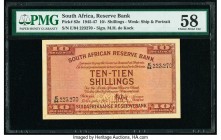 South Africa South African Reserve Bank 10 Shillings 5.11.1947 Pick 82e PMG Choice About Unc 58. 

HID09801242017

© 2020 Heritage Auctions | All Righ...