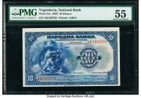 Yugoslavia National Bank 10 Dinara 1.11.1920 Pick 21a PMG About Uncirculated 55. 

HID09801242017

© 2020 Heritage Auctions | All Rights Reserved