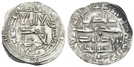 Emirato. Abderrahman II. Dirhem. 226 H. Al Andalus. (V-179). Ag. 2,66 g. Símbolo entre segunda y tercera línea del anverso. Escasa. EBC-. Est...70,00....