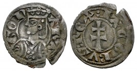 Corona de Aragón. Jaime II (1291-1327). Óbolo. Aragón. (Cru-365). Ve. 0,42 g. MBC+. Est...50,00. English: The Crown of Aragon. Jaime II (1291-1327). Ó...