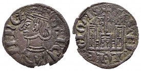 Reino de Castilla y León. Sancho IV (1054-1076). Cornado. Burgos. (Bautista-427). Anv.: Cruz en corona. Rev.: B y estrella a los lados de la cruz. Ve....