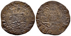 Reino de Castilla y León. Enrique IV (1454-1474). Cuartillo. Cuenca. (Bautista-1007.8). Ae. 2,89 g. Cuenco a izquierda del busto y bajo el castillo. M...
