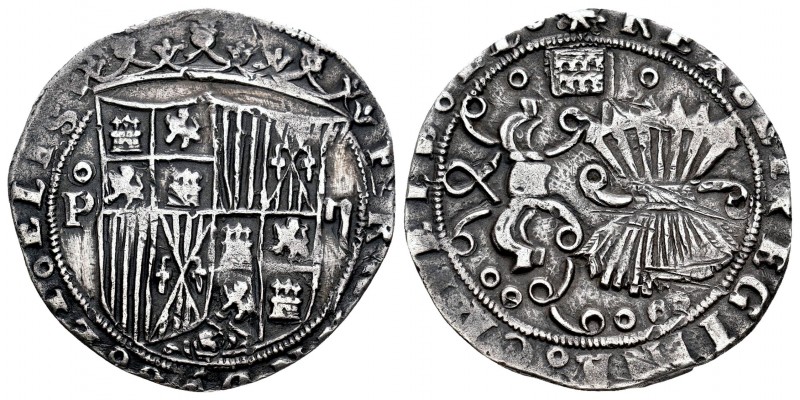 Fernando e Isabel (1474-1504). 2 reales. Segovia. (Cal 2008-256 variante). (Cal ...