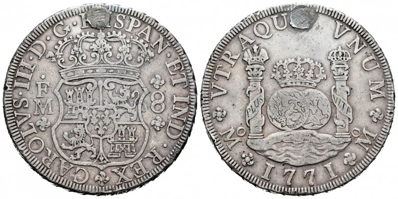 Carlos III (1759-1788). 8 reales. 1771. México. FM. (Cal 2008-914). (Cal 2019-11...