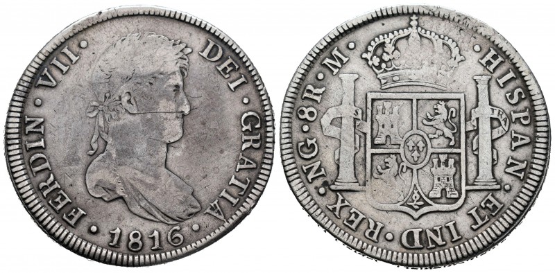 Fernando VII (1808-1833). 8 reales. 1816. Guatemala. M. (Cal 2008-464). (Cal 201...