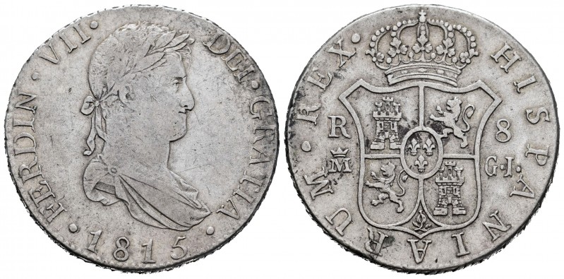 Fernando VII (1808-1833). 8 reales. 1815. Madrid. GJ. (Cal 2008-504). (Cal 2019-...