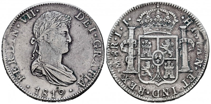 Fernando VII (1808-1833). 8 reales. 1819. México. JJ. (Cal 2008-563). (Cal 2019-...