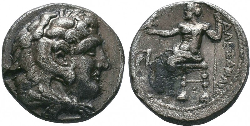 Kings of Macedon . Alexander III. "The Great" (336-323 BC). AR Drachm 

Conditio...
