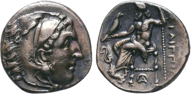 Kings of Macedon . Alexander III. "The Great" (336-323 BC). AR Drachm 

Conditio...