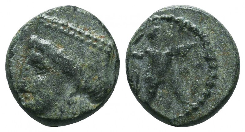 CYPRUS. Kition. Melekiathon (Circa 392/1-362 BC). Ae. RARE!

Condition: Very Fin...
