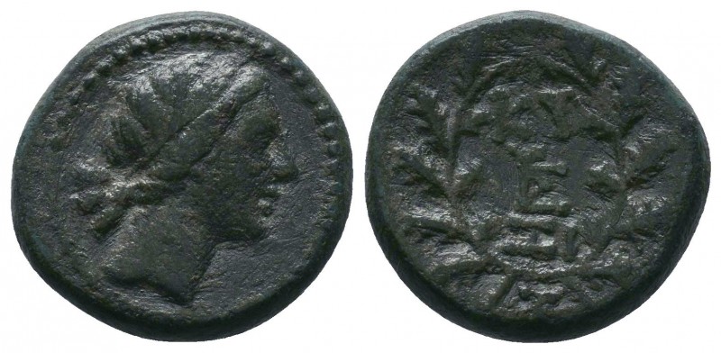 MYSIA. Kyzikos. Ae (2nd-1st centuries BC).

Condition: Very Fine

Weight:6.38 gr...