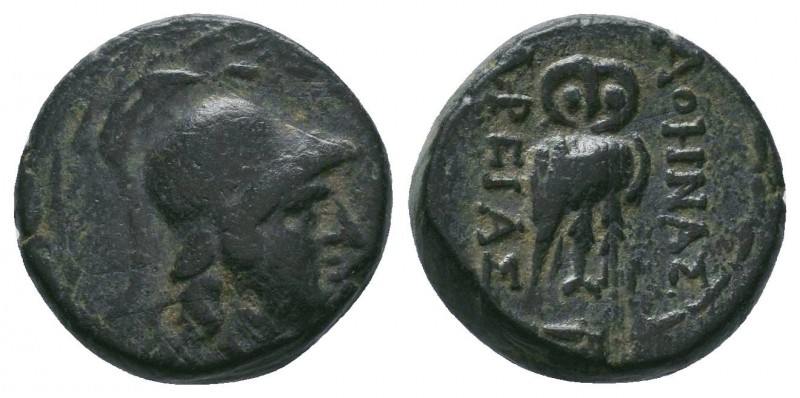 Pergamon , Mysia. AE c. 200-133.

Condition: Very Fine

Weight:5.65 gr
Diameter:...