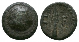Greek. Uncertain. Ae (Circa 130-100 BC).

Condition: Very Fine

Weight:1.70 gr
Diameter: 13 mm