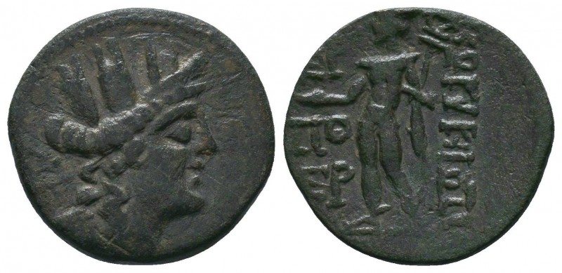 CILICIA. Korykos. Ae (1st century BC).

Condition: Very Fine

Weight:5.04 gr
Dia...