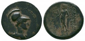 Antiochos IV Epiphanes = 54/5 AD.??

Condition: Very Fine

Weight:4.58 gr
Diameter: 18 mm