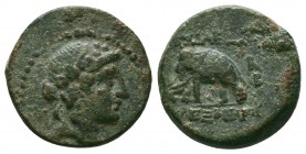 Seleukid Kingdom. Antiochos III. 223-187 B.C. AE

Condition: Very Fine

Weight:3.60 gr
Diameter: 16 mm