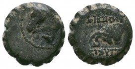SELEUKID KINGS OF SYRIA. Demetrios I Soter (162-150 BC). Serrate Ae. Antioch.

Condition: Very Fine

Weight:3.90 gr
Diameter: 16 mm