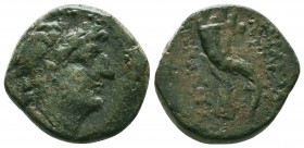 Seleukid Kingdom. Antioch. 138-129 B.C. AE 

Condition: Very Fine

Weight:8.73 gr
Diameter: 21 mm