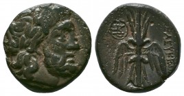 SELEUKIS & PIERIA. Seleukeia Pieria. Ae (2nd-1st centuries BC). 

Condition: Very Fine

Weight:6.90 gr
Diameter: 19 mm
