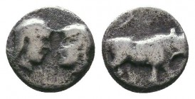 ASIA MINOR, Uncertain. Circa 480-450 BC. AR Obol,

Condition: Very Fine

Weight:0.31 gr
Diameter: 6 mm