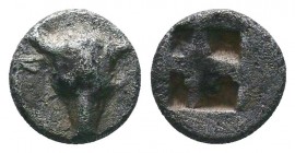 Troas, AR Obol. Late 5th century BC. 

Condition: Very Fine

Weight:0.43 gr
Diameter: 7 mm