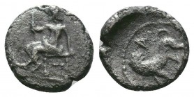 CILICIA, AR Silver Obol 343-332 BC. 

Condition: Very Fine

Weight:0.60 gr
Diameter: 9 mm