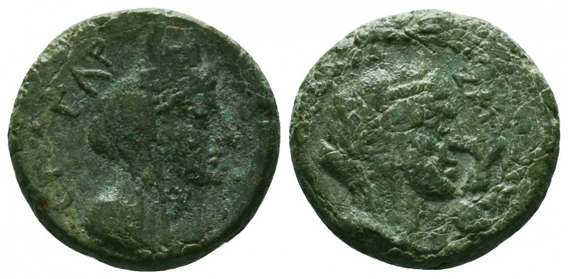 CILICIA. Anazarbus. Pseudo-autonomous. Time of Trajan (98-117). AE bronze.KAICAP...