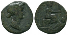 CILICIA, Augusta. Julia Augusta (Livia), Augusta, 14-29.AE Bronze. IOYΛIA ΣEBAΣTH Draped bust of Livia to right / AYΓOYΣTAN[ΩN ET HM] Tyche of Augusta...