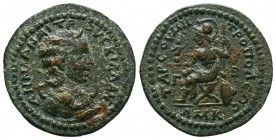 CILICIA. Tarsus. Herennia Etruscilla, Augusta, 249-251.AE Bronze,ΑΝΝΙΑΝ ΑΙΤΡΟΥϹΚΙΛΛΑΝ Ɛ; diademed and draped bust of Etruscilla, r.; crescent at shoul...