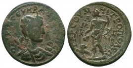 CILICIA, Tarsus.Otacilia Severa (Augusta, 244-249).AE bronze.Diademed and draped bust right / TAPCOY TH-C MHTPOΠΟΛΕ, AMK ΓΒ in field, Elpis walking le...