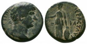 Cappadocia, Tyana. Hadrian. A.D. 117-138. AE bronze
Condition: Very Fine

Weight:5.40 gr
Diameter: 18 mm