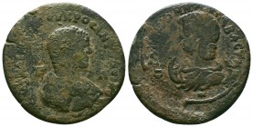 Caracalla with Julia Domna (198-217) Ae 

Condition: Very Fine

Weight:13.93 gr
Diameter: 34 mm