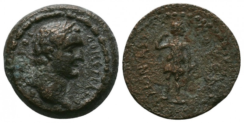 CILICIA. Mopsuestia-Mopsus. Domitian. 81-96 AD.AE bronze
Condition: Very Fine

W...