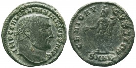 Maximianus Herculius (286-305 AD). AE Follis 

Condition: Very Fine

Weight:5.26 gr
Diameter: 23 mm