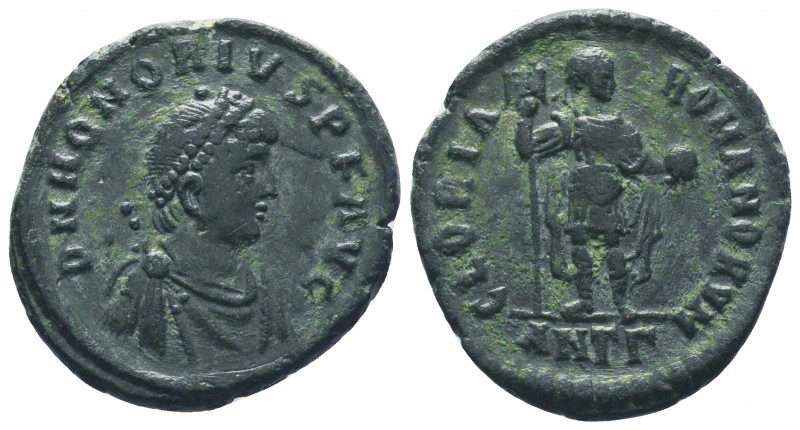 Honorius. A.D. 393-423. AE

Condition: Very Fine

Weight:5.32 gr
Diameter: 27 mm