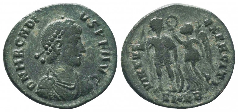 Arcadius. A.D. 383-408. AE

Condition: Very Fine

Weight:2.37 gr
Diameter: 19 mm