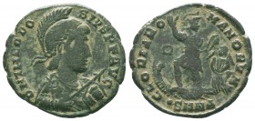 Theodosius I. A.D. 379-395. AE

Condition: Very Fine

Weight:4.02 gr
Diameter: 22 mm